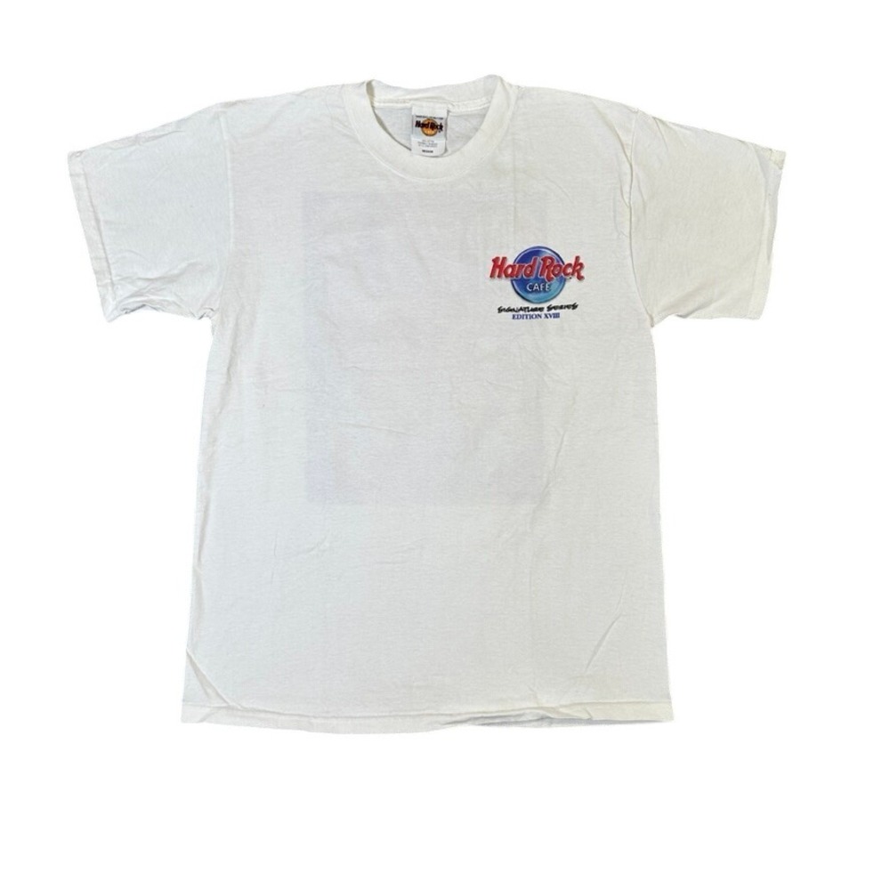 Hard Rock Cafe Rob Thomas Matchbox Twenty Signature Series XVIII White T-Shirt M